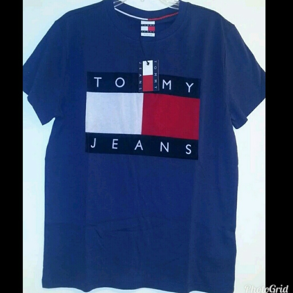 RARE Tommy Hilfiger GIFT Set BIG FLAG Collector's: Baseball Cap Hat + T-Shirt XL - Picture 3 of 8